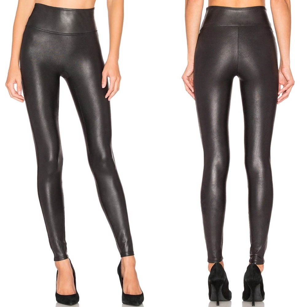 New Spanx Black Faux Leather Legging